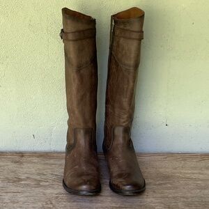 Frye Molly Tall Leather Riding Boots, 8.5M